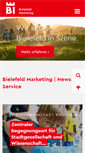 Mobile Screenshot of bielefeld-marketing.de